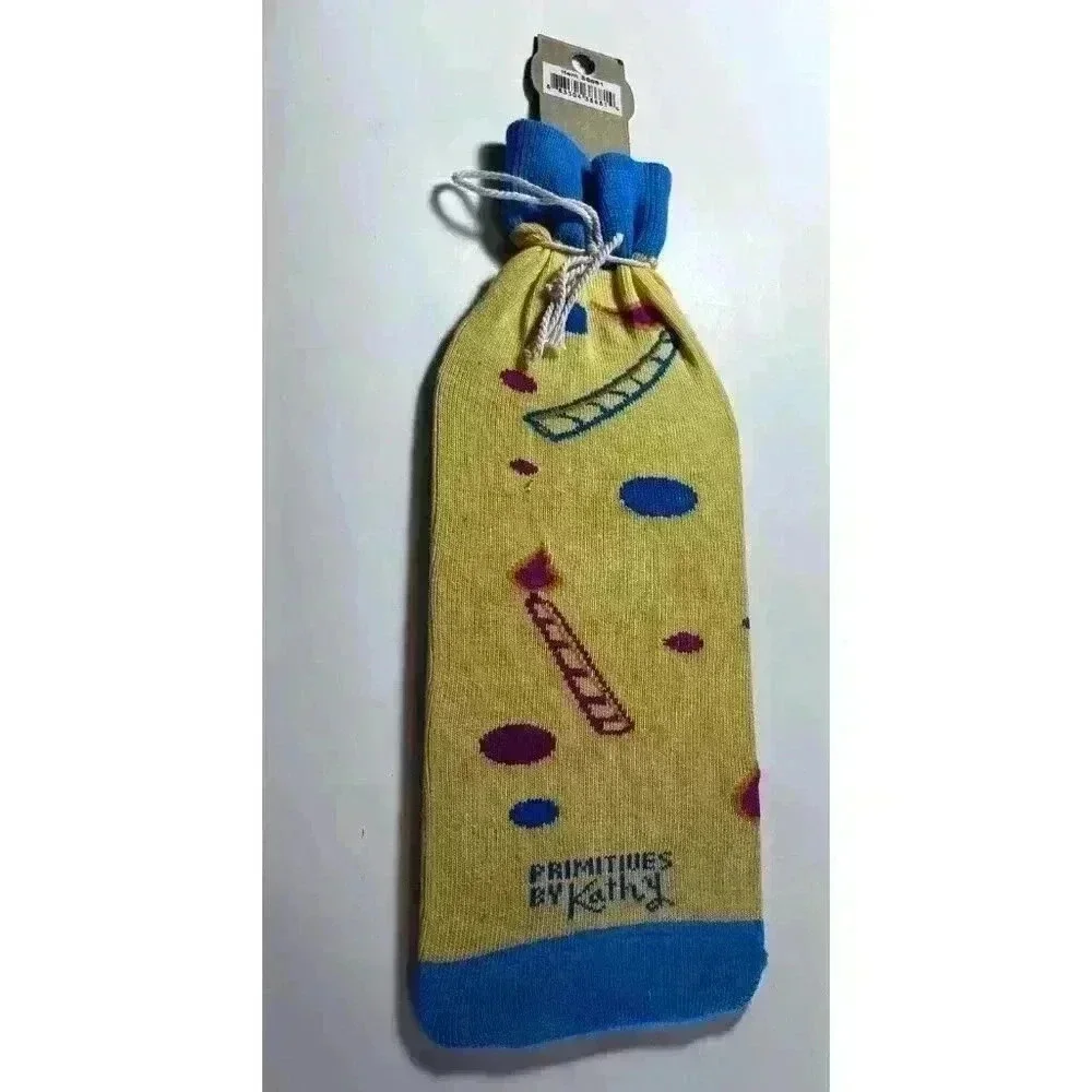 Wine Bottle Sock Bag Cover Primitives by Kathy - 